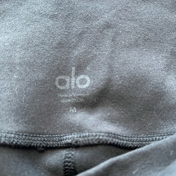 Alo Yoga High-Waist Moto Leggings Black Size Medium - Picture 12 of 13